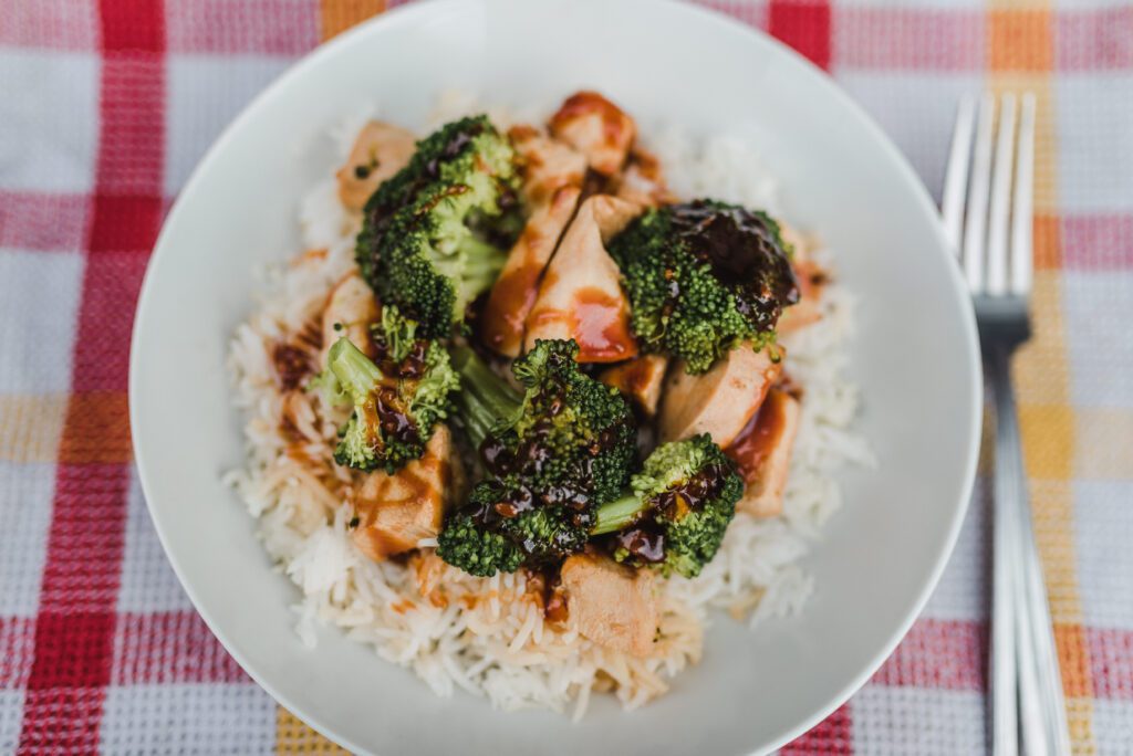 Honey chicken stir fry