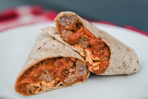 meatball wrap